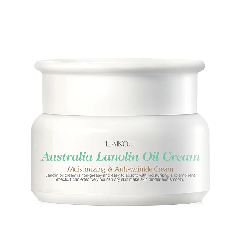 Lanolin Oil Wrinkle Removal Cream Anti Aging Lift Firming Face Cream Repair Damaged Skin Moisturizing Nursing Skin Care
