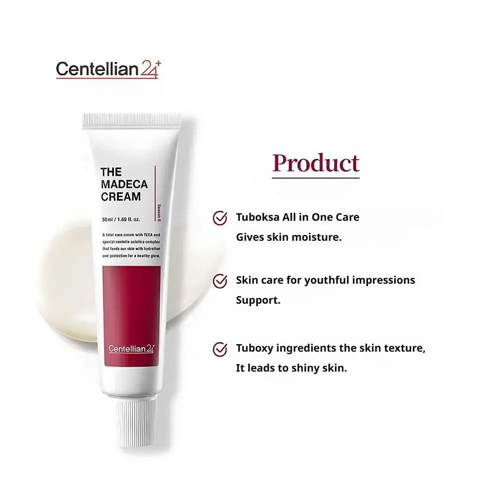 Centellian 24 Moisturizing Brightening Repair Cream Long-lasting Hydrating Gentle Portable Design With Elastin Essence Skin Care