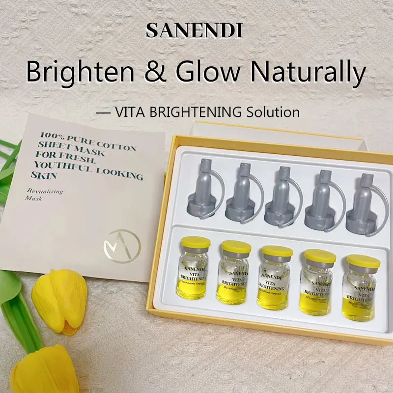 Sanendi Korean Even Tone Glow Serum with Soothing Hydration for Skin Balance and Lasting Moisture Daily Use Facial Treatment