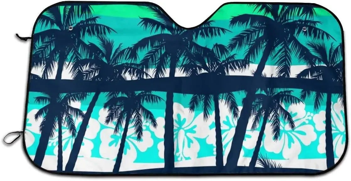 Foruidea Funny Raccoon Car Windshield Sun Shade Auto Sunshade for Car Truck SUV-Blocks Uv Rays Sun Visor Protector-Keeps Your Ve