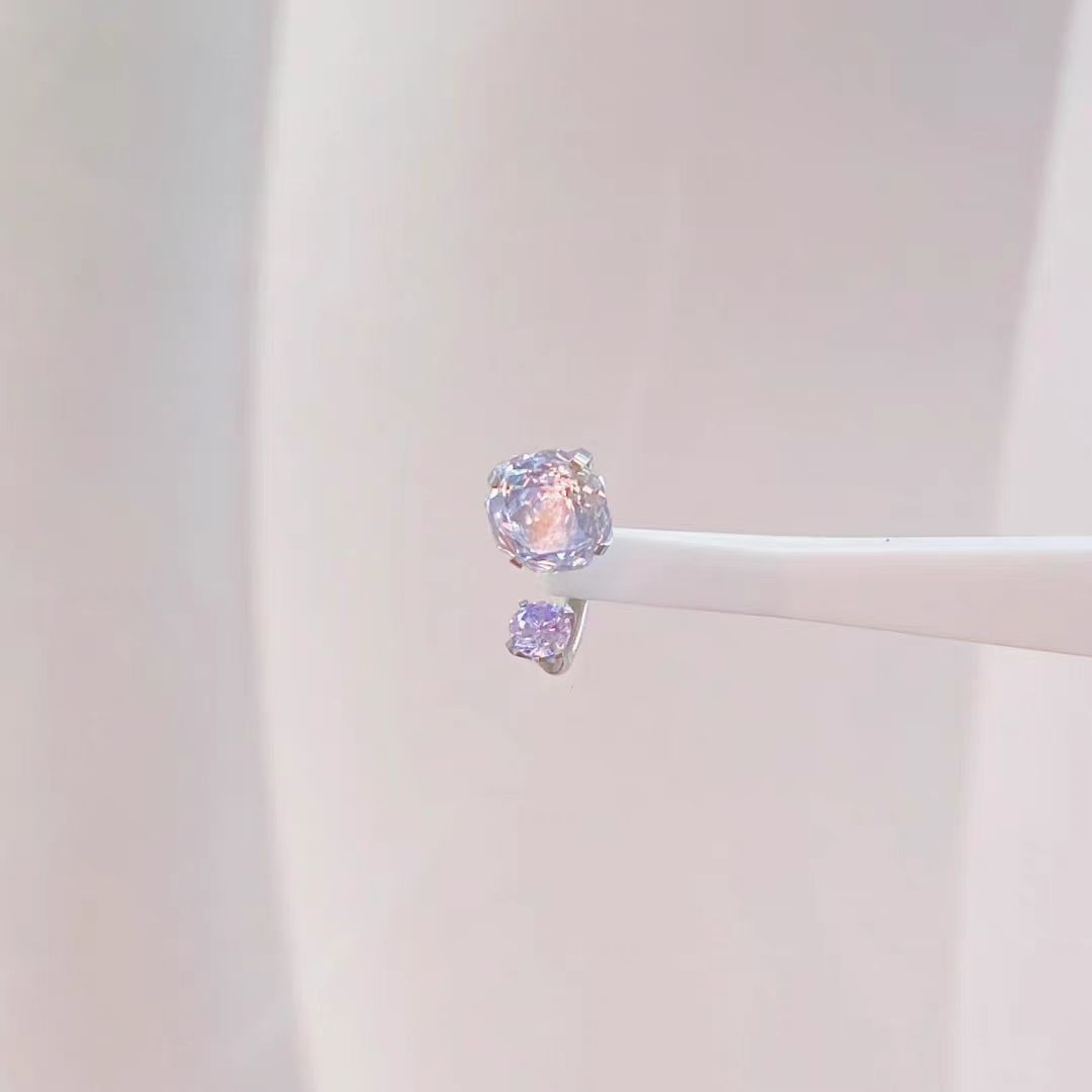 Ear Bone Stud Horseshoe Ring Earrings