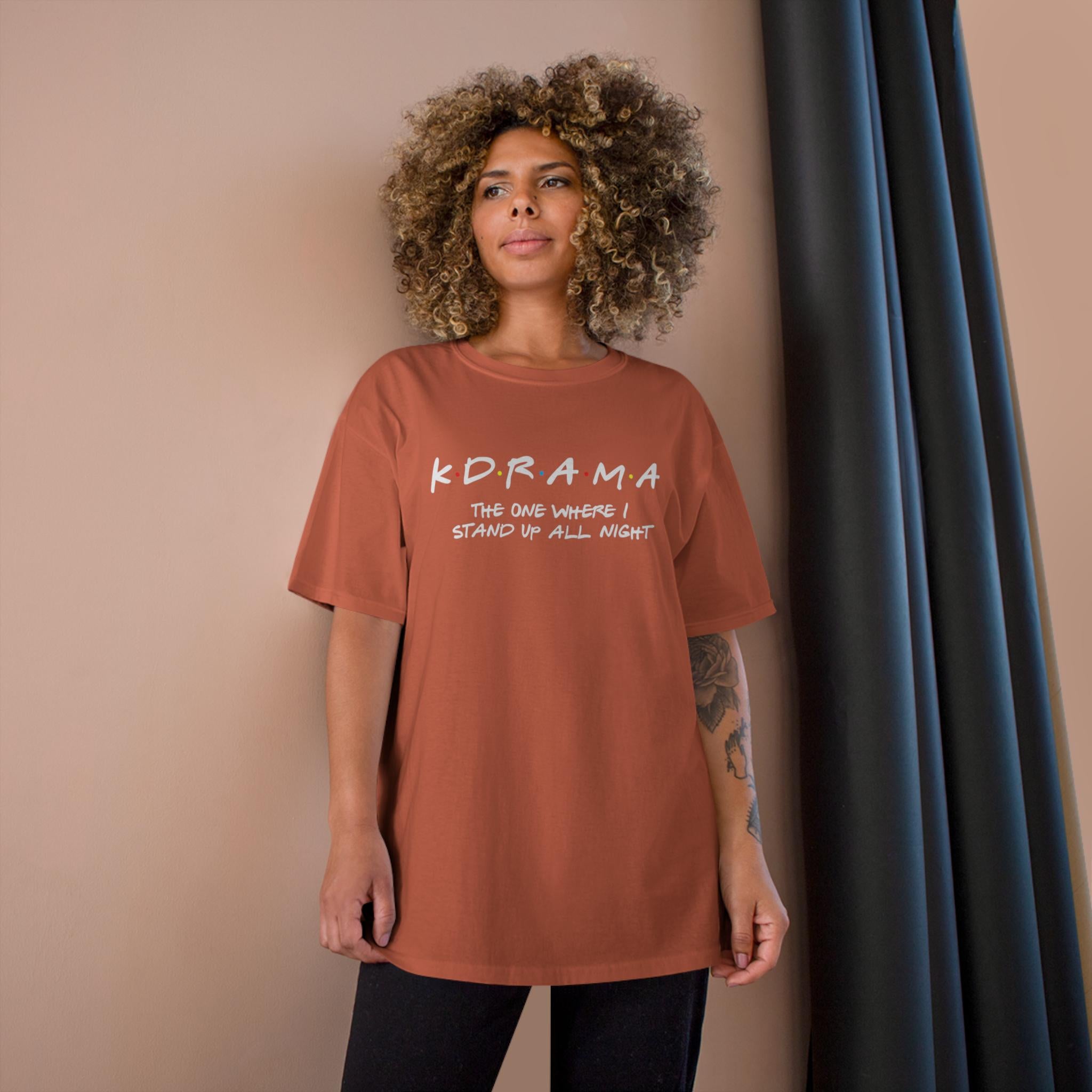 First K-Drama Champion T-Shirt: The One Where I Stand Up All Night