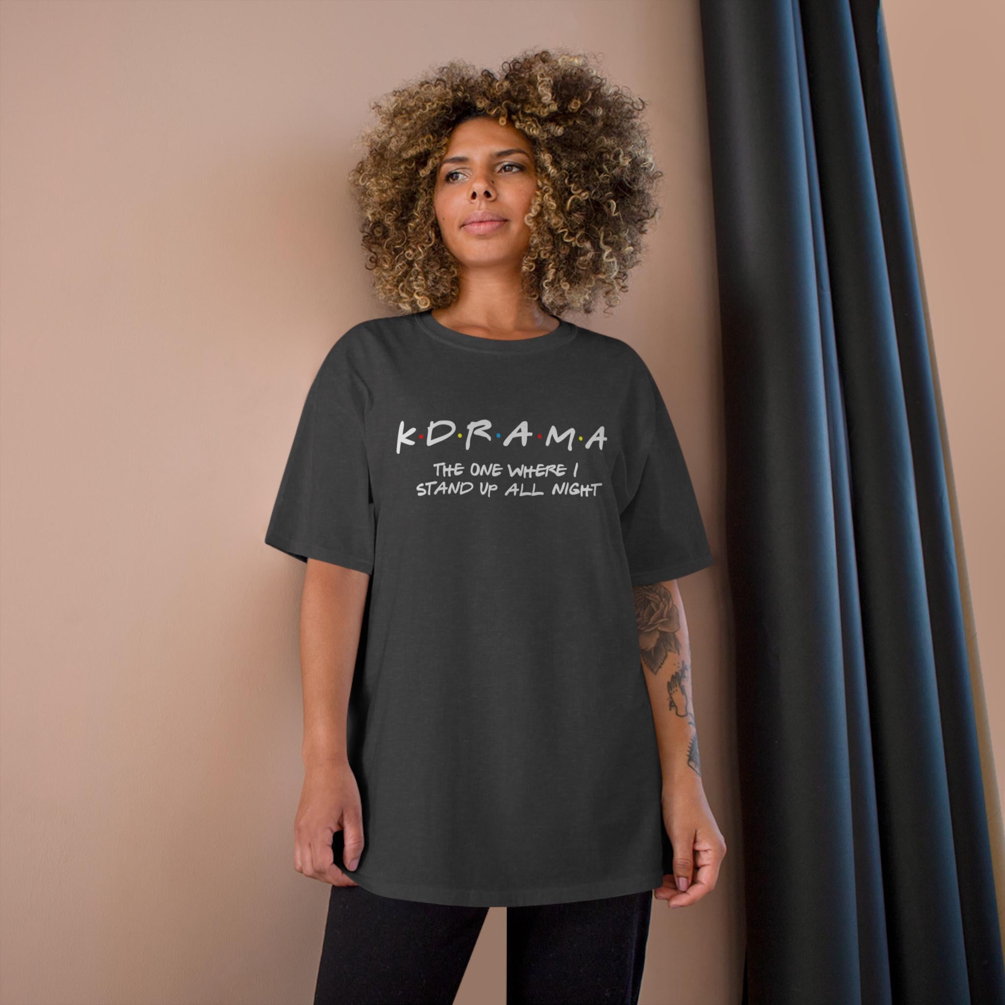 First K-Drama Champion T-Shirt: The One Where I Stand Up All Night