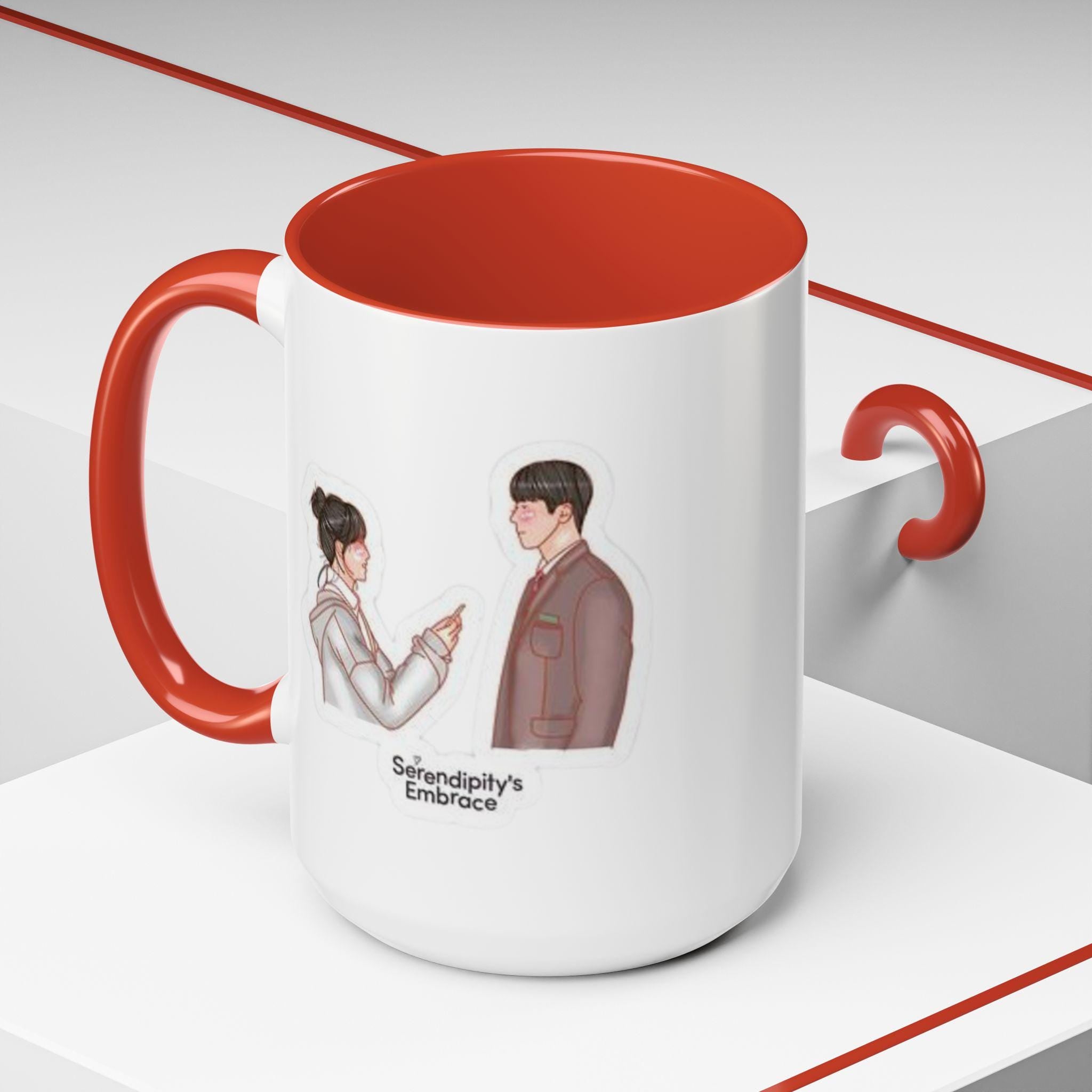 Serendipity's Embrace Ceramic Mug  K-Drama Inspired Mug, Unique Gift for Fans, Coffee and Tea Lovers, Perfect for K-Drama Enthusiasts
