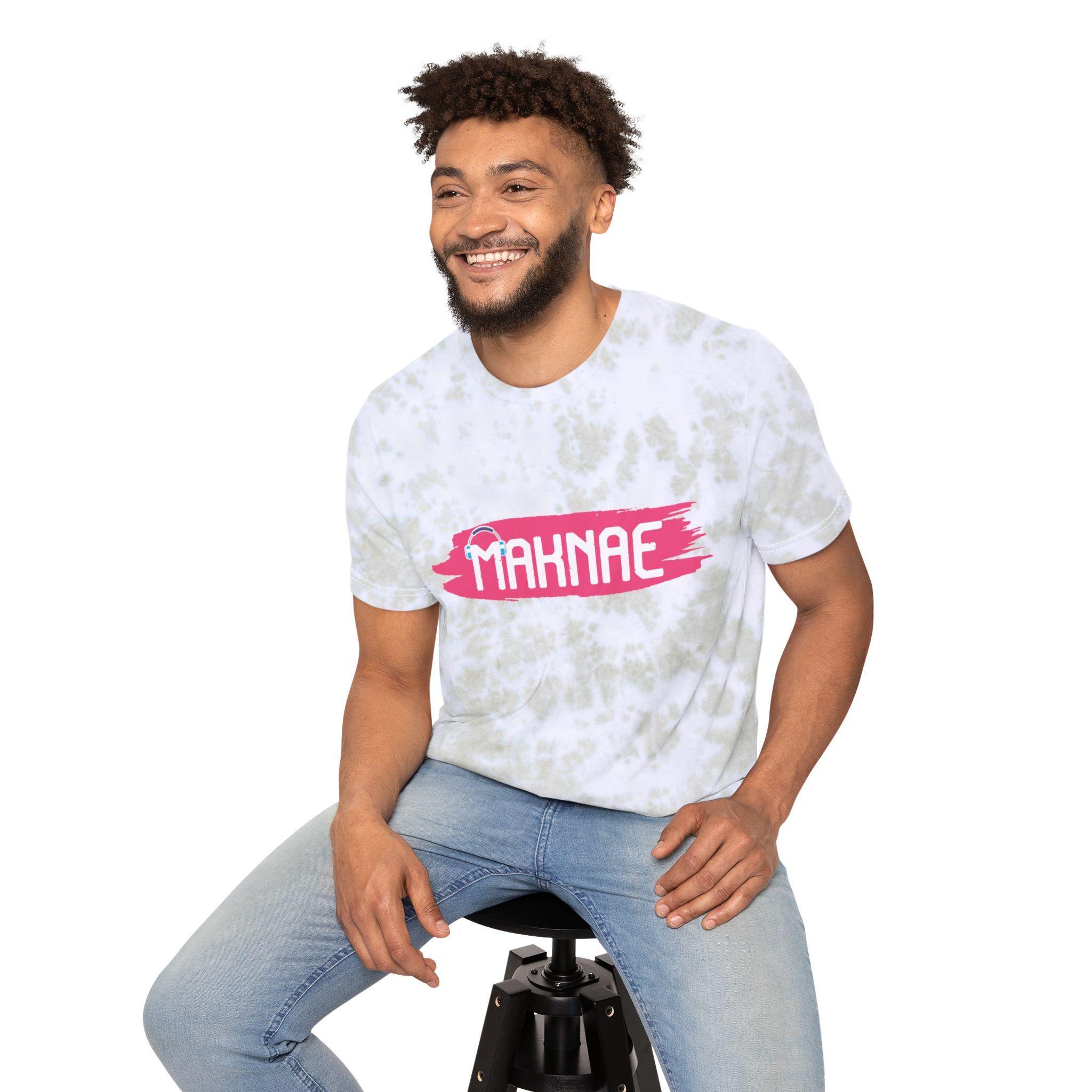 Camiseta unissex FWD Fashion Tie-Dyed Maknae - Camiseta K-Pop Maknae da moda, presente estiloso para fãs de K-Pop e amantes da moda