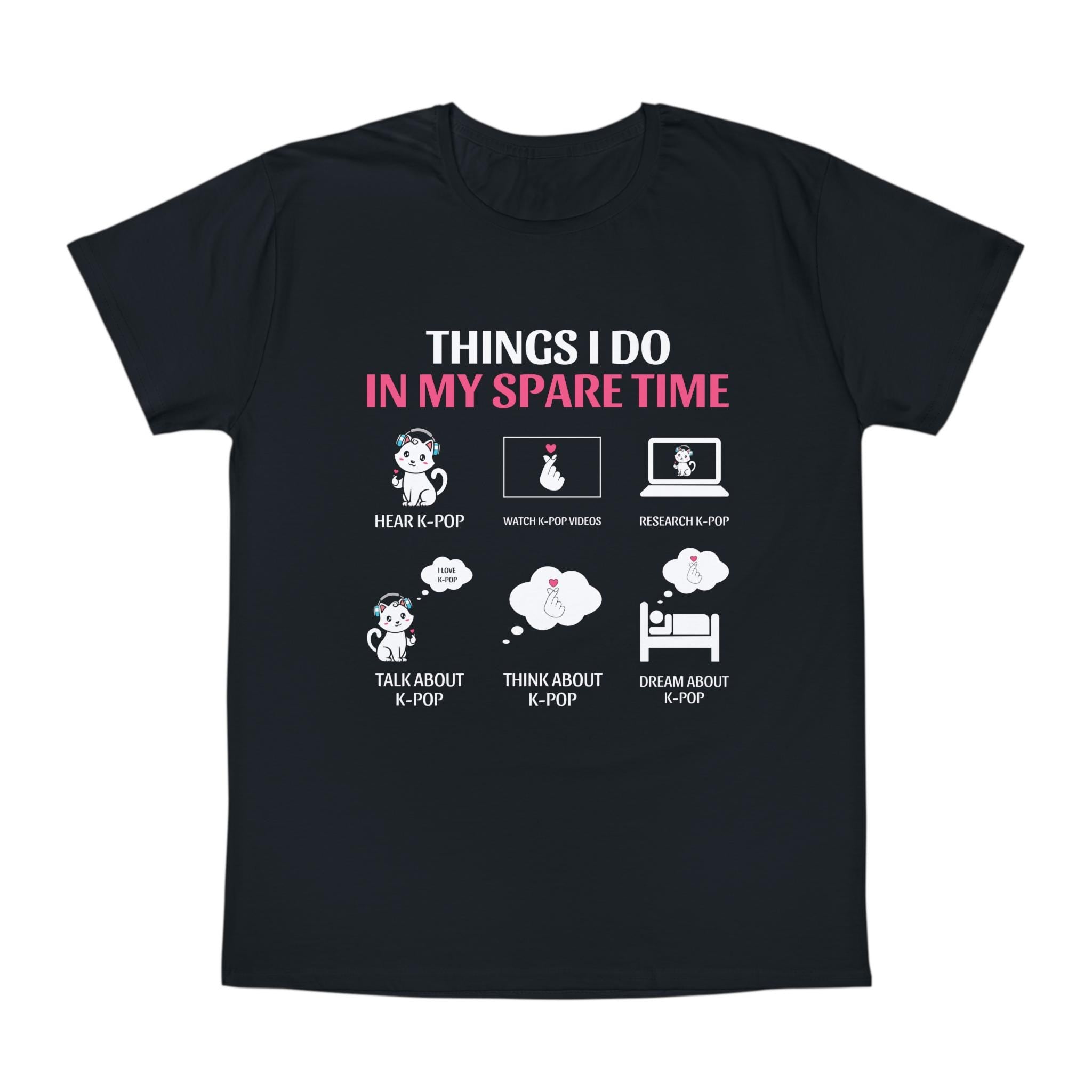 Things I Do in My Spare Time Unisex Iconic T-Shirt - Funny Shirt for Relaxing, Casual Gift for Hobby Lovers