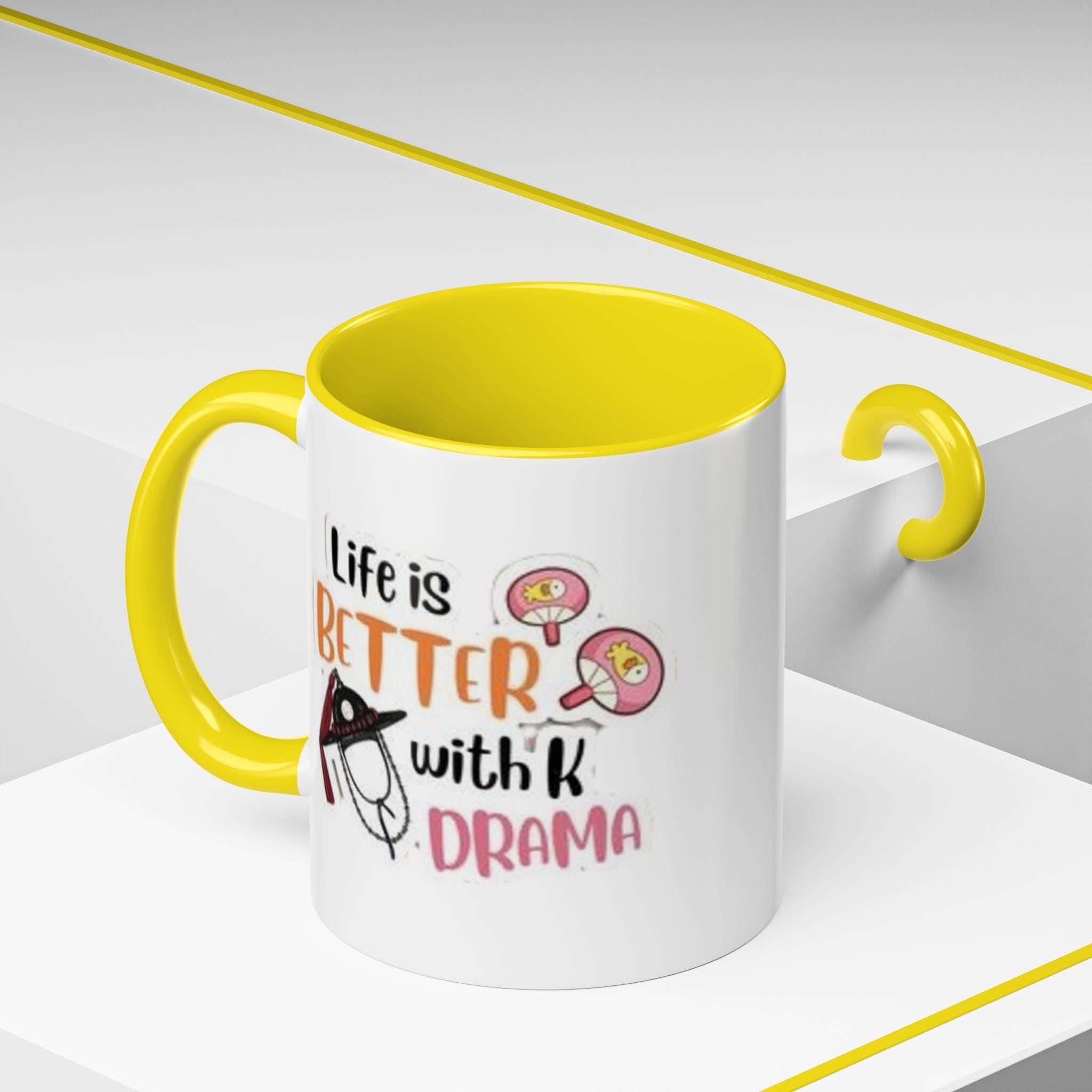 Life Is Better with K-Drama Mug, Korean Drama Coffee Mug, Kpop Lovers Cup, K Drama Fans Gift, Korean Cup, South Korea Mug, Kdrama Addict Mug