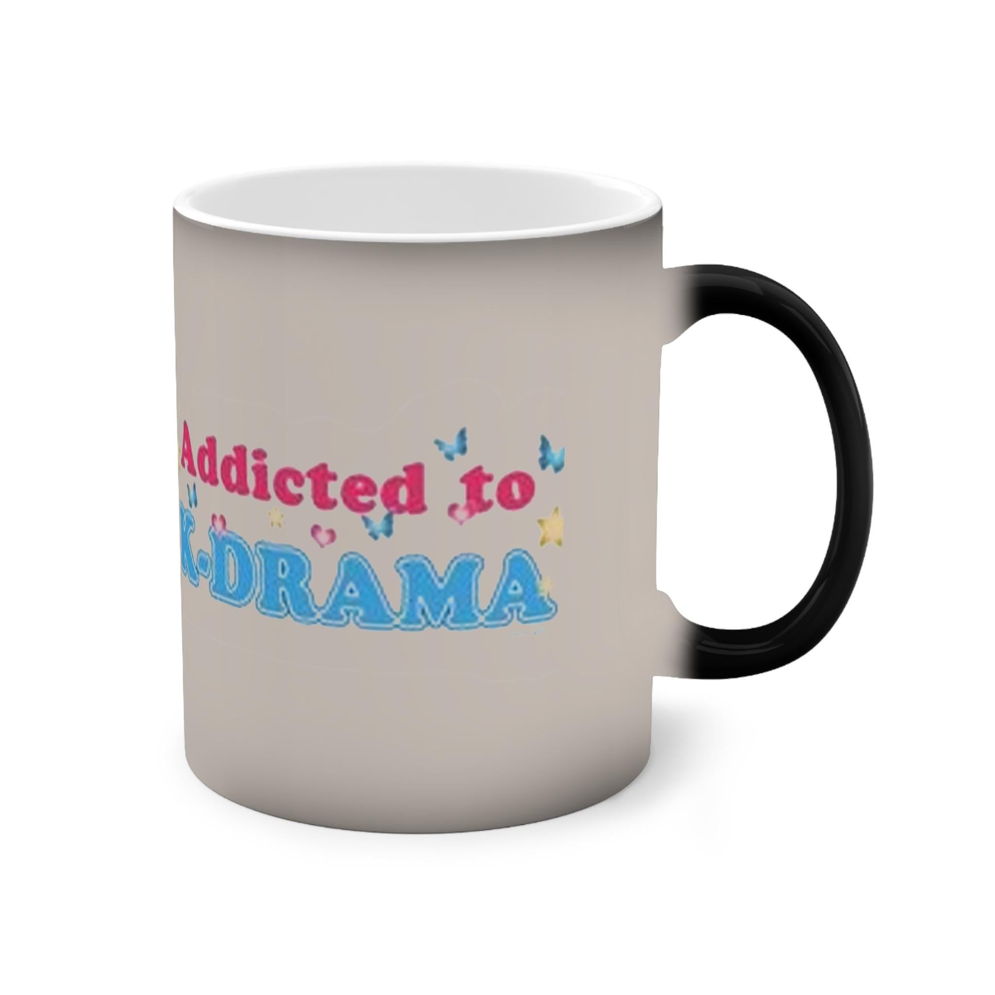 Addicted to K-Drama Mug, K-Drama Fan Mug, Korean Drama Coffee Mug, Kdrama Lover Mug, Korean Cup Gift, South Korea Mug, Kpop Lover Coffee Cup