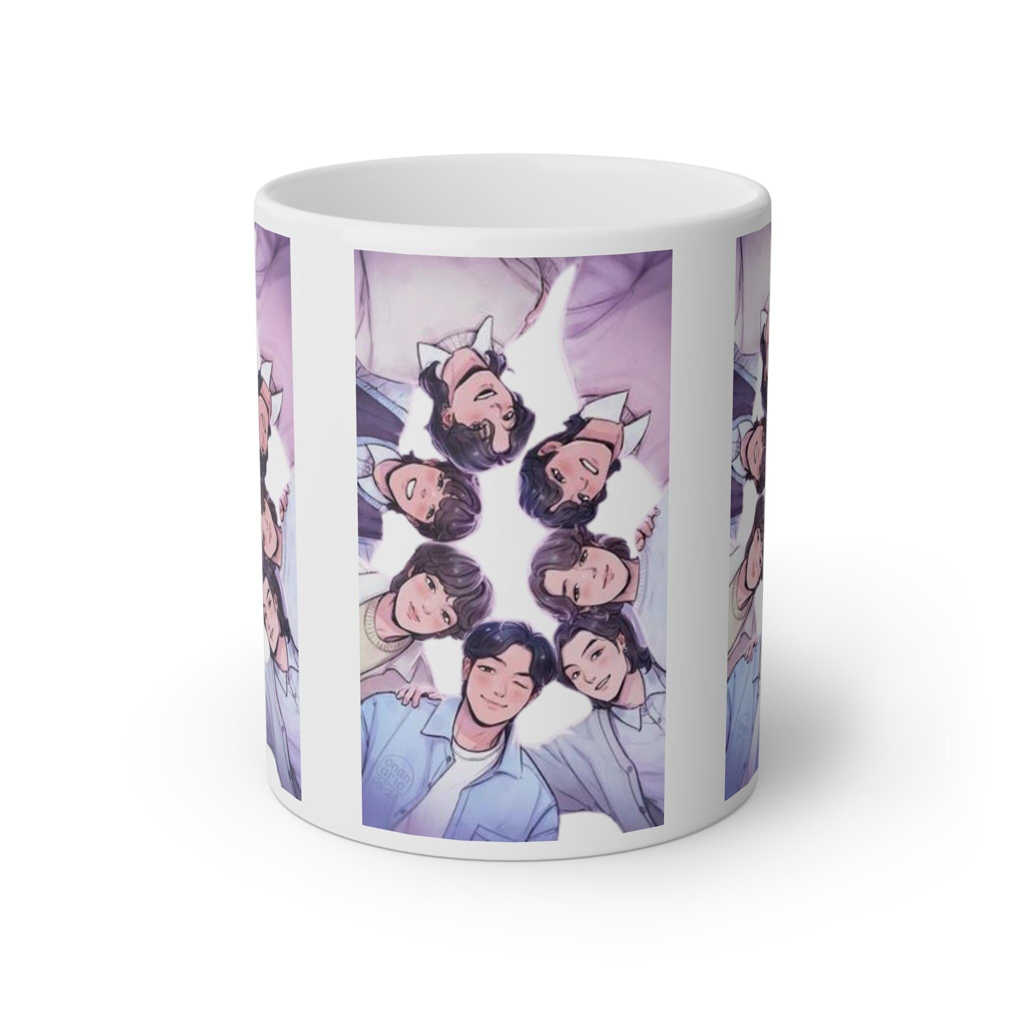 K-Drama/C-Drama Group Colleague Mug, White Ceramic 11oz Coffee Mug, Perfect Gift for Drama Lovers, Fun Office Gift for Colleagues