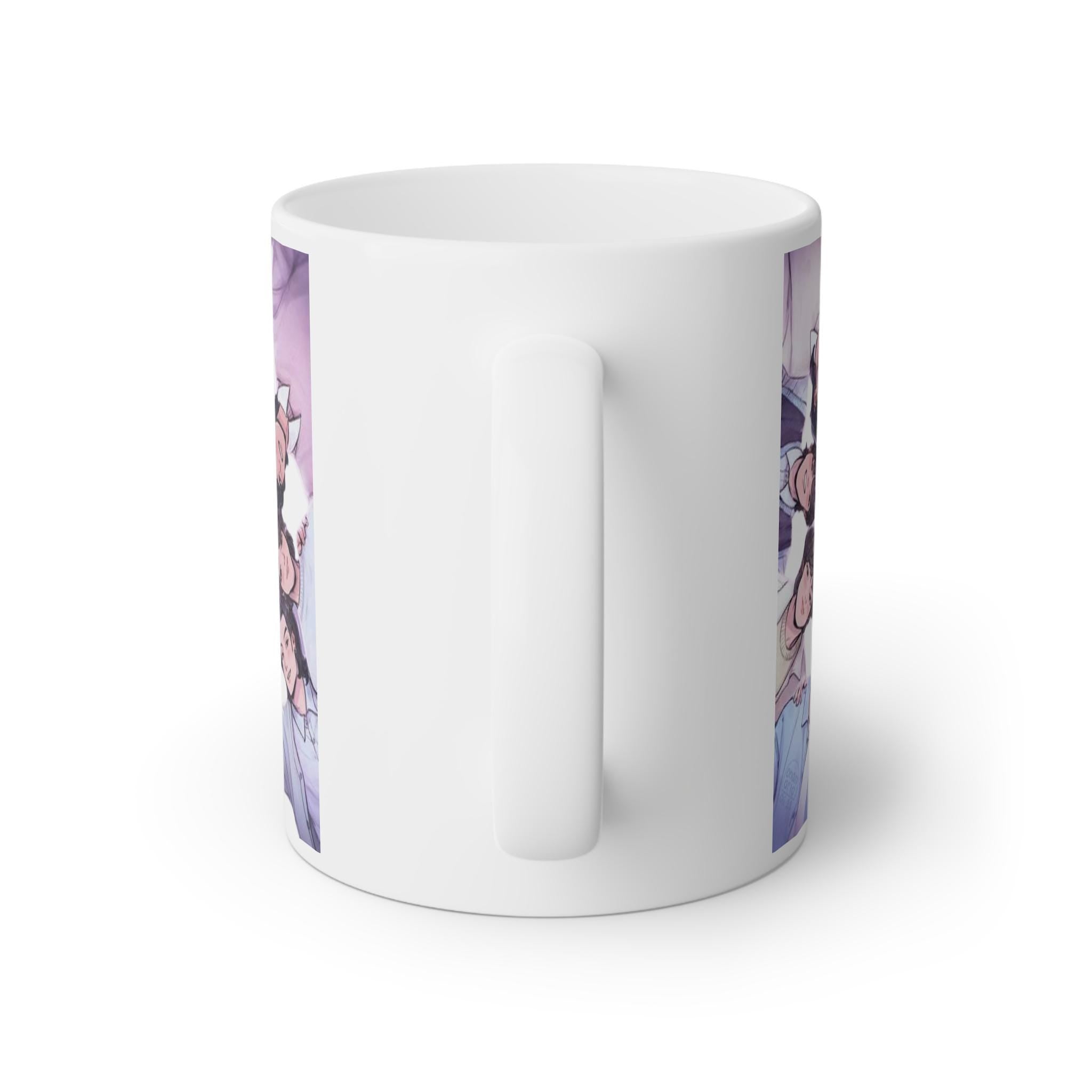 K-Drama/C-Drama Group Colleague Mug, White Ceramic 11oz Coffee Mug, Perfect Gift for Drama Lovers, Fun Office Gift for Colleagues
