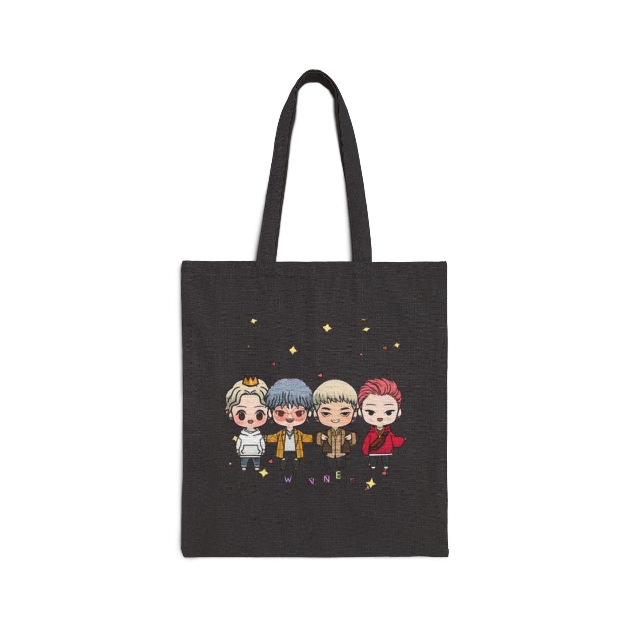 K-Drama Baby Design Cotton Canvas Tote Bag, Korean Drama Tote Bag, Kdrama Tote Bag, Korean Aesthetic Tote, Kdrama Merch, Korean Drama Gifts