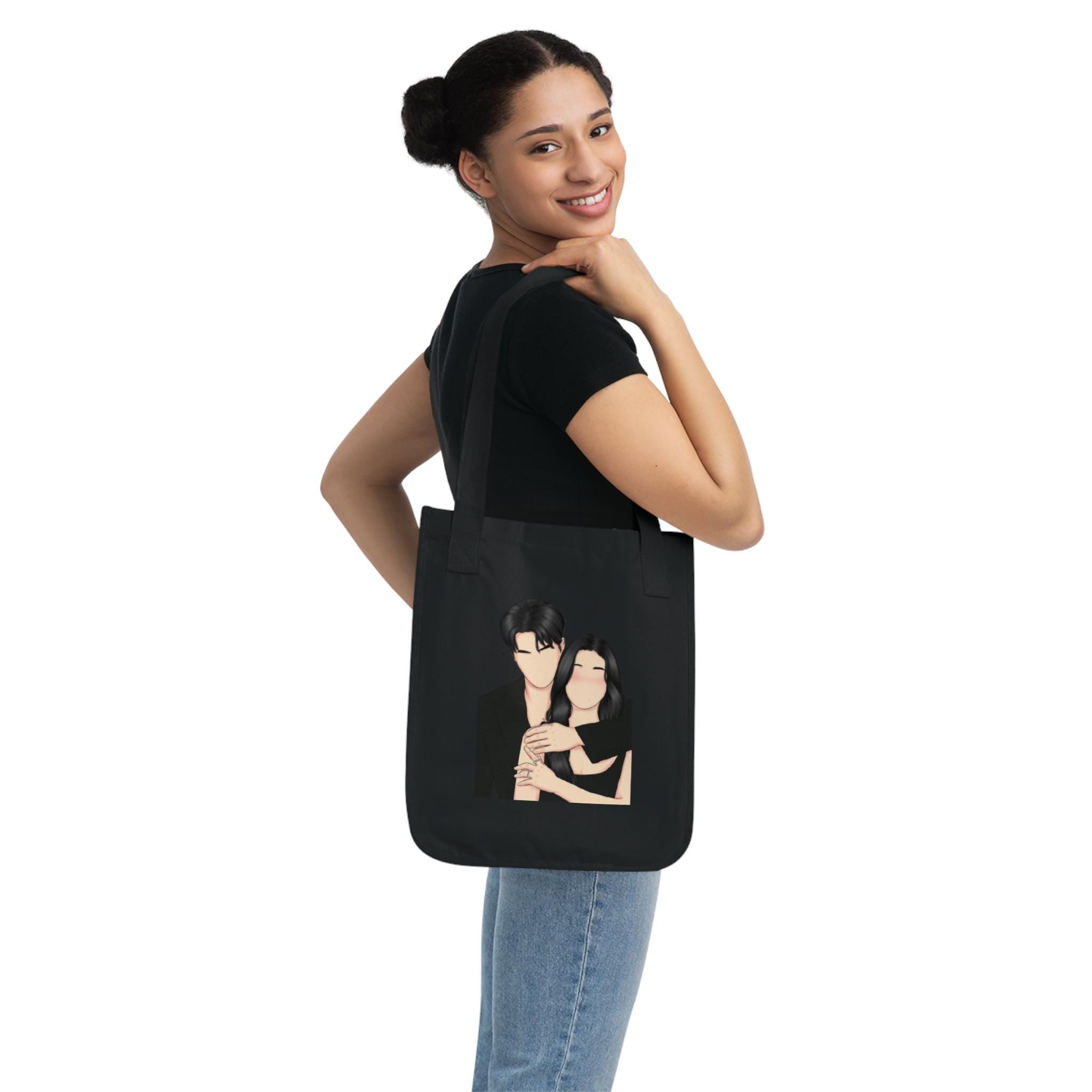 Korean Drama Inspired Tote Bag, K-Drama Cotton Canvas Tote Bag, Korean Aesthetic Tote Bag, Kdrama Fans Gift Bag, Korean Drama Lover Tote Bag