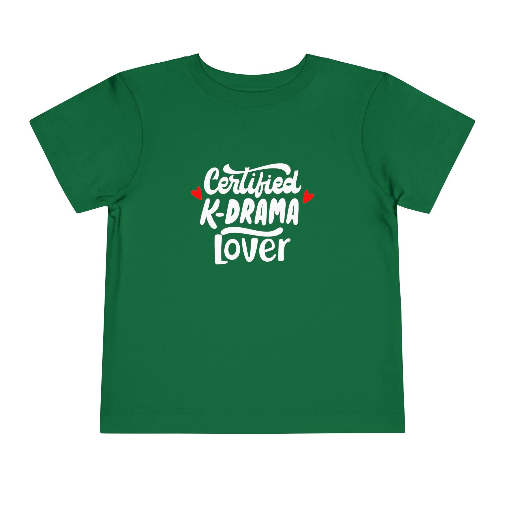 Certified K-Drama Lovers T-Shirt, Kdrama Toddler Shirt, Korean Drama Shirt, K-Drama Merch Tee, Funny Kdrama Shirt, Gift for Kdrama Kids Fans