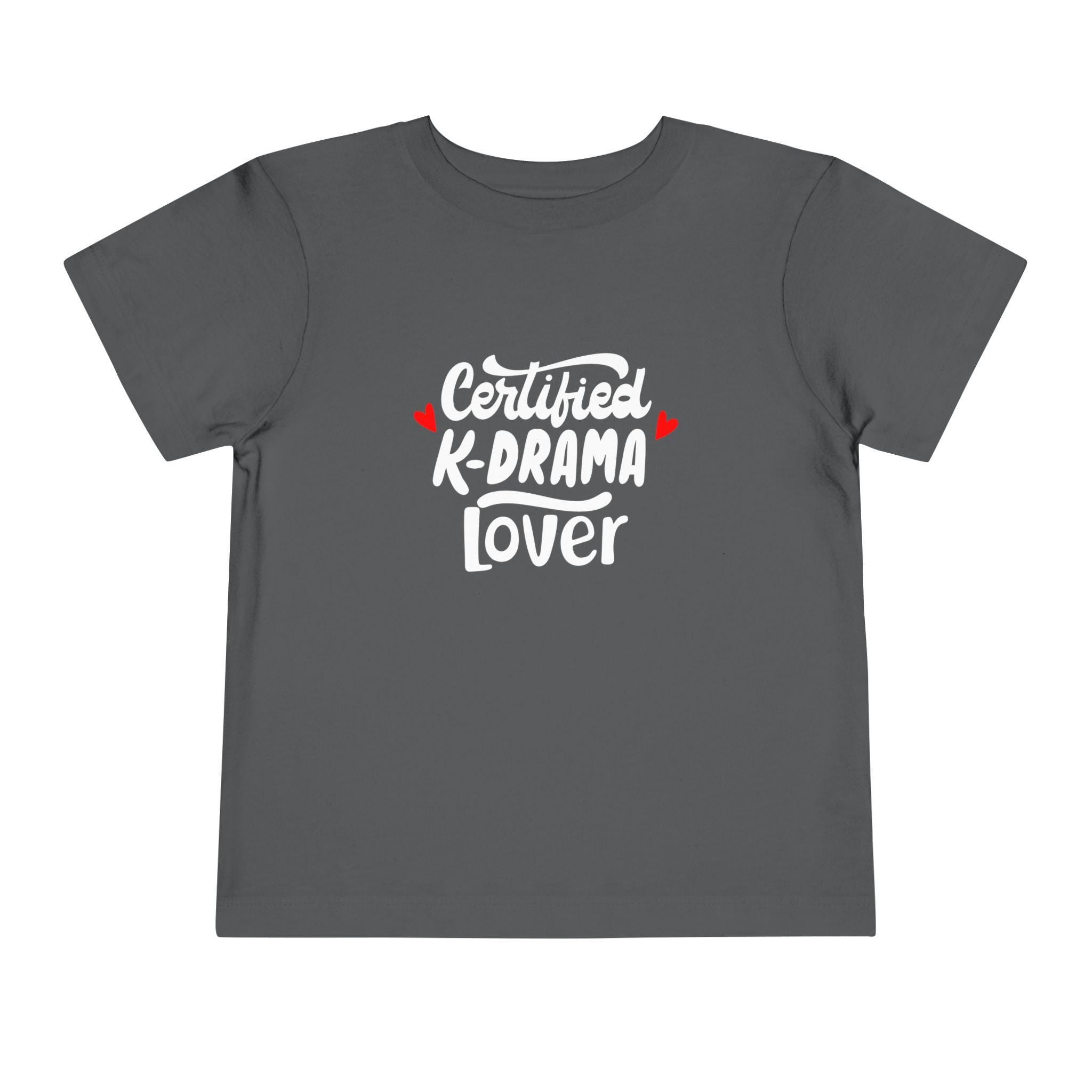 Certified K-Drama Lovers T-Shirt, Kdrama Toddler Shirt, Korean Drama Shirt, K-Drama Merch Tee, Funny Kdrama Shirt, Gift for Kdrama Kids Fans