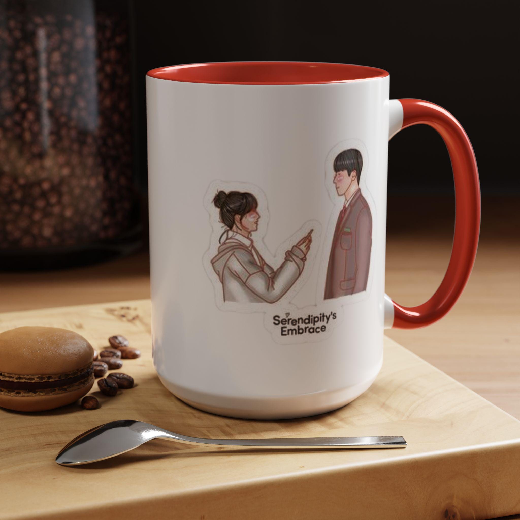 Serendipity's Embrace Ceramic Mug  K-Drama Inspired Mug, Unique Gift for Fans, Coffee and Tea Lovers, Perfect for K-Drama Enthusiasts