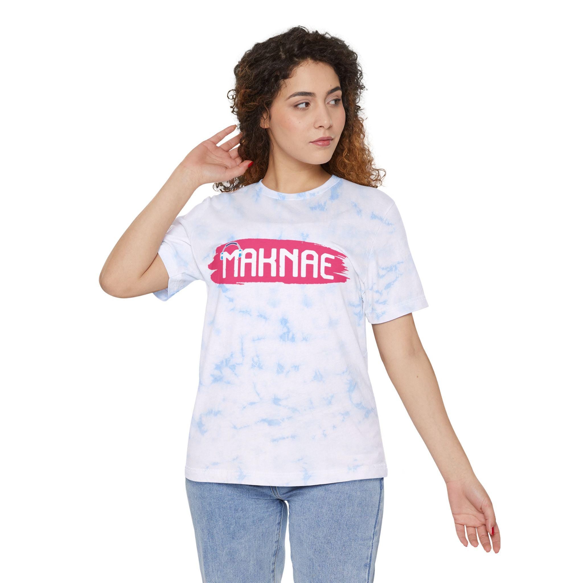 Camiseta unissex FWD Fashion Tie-Dyed Maknae - Camiseta K-Pop Maknae da moda, presente estiloso para fãs de K-Pop e amantes da moda