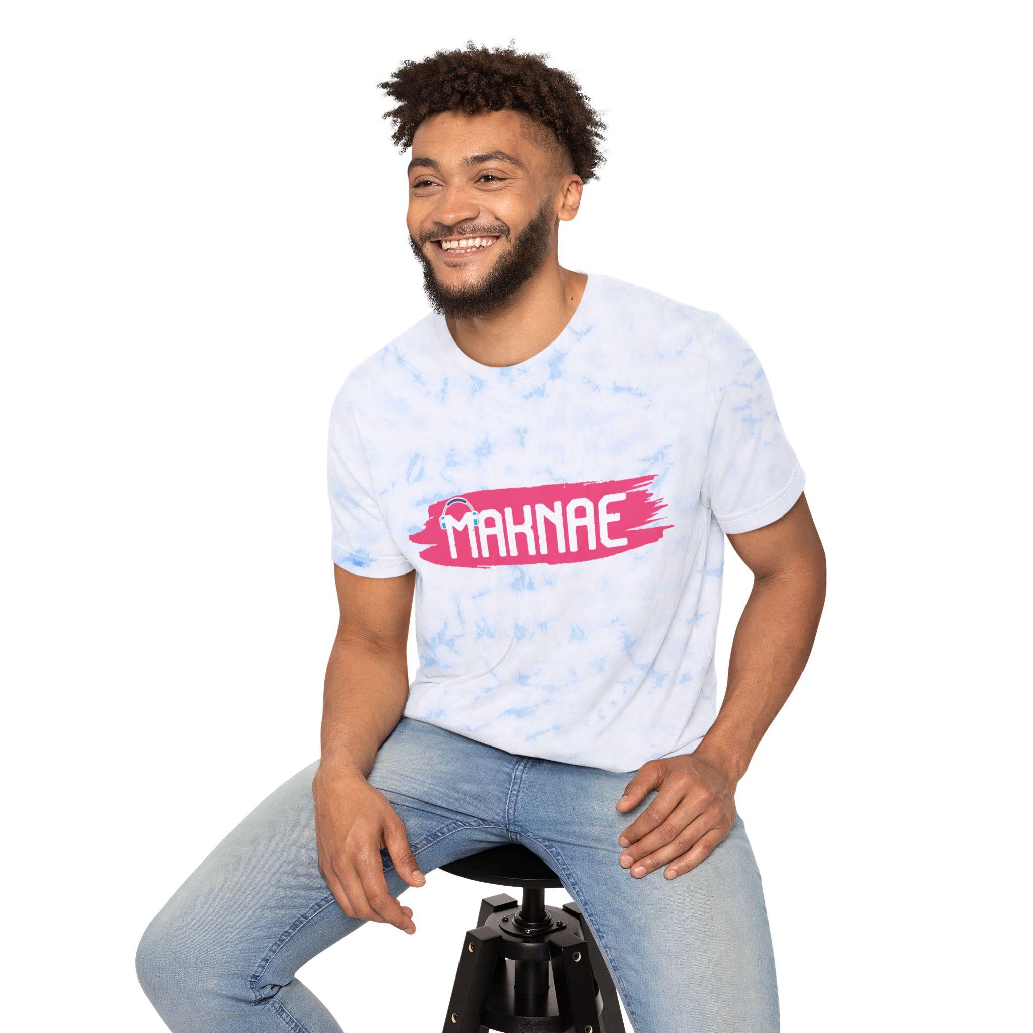 Camiseta unissex FWD Fashion Tie-Dyed Maknae - Camiseta K-Pop Maknae da moda, presente estiloso para fãs de K-Pop e amantes da moda