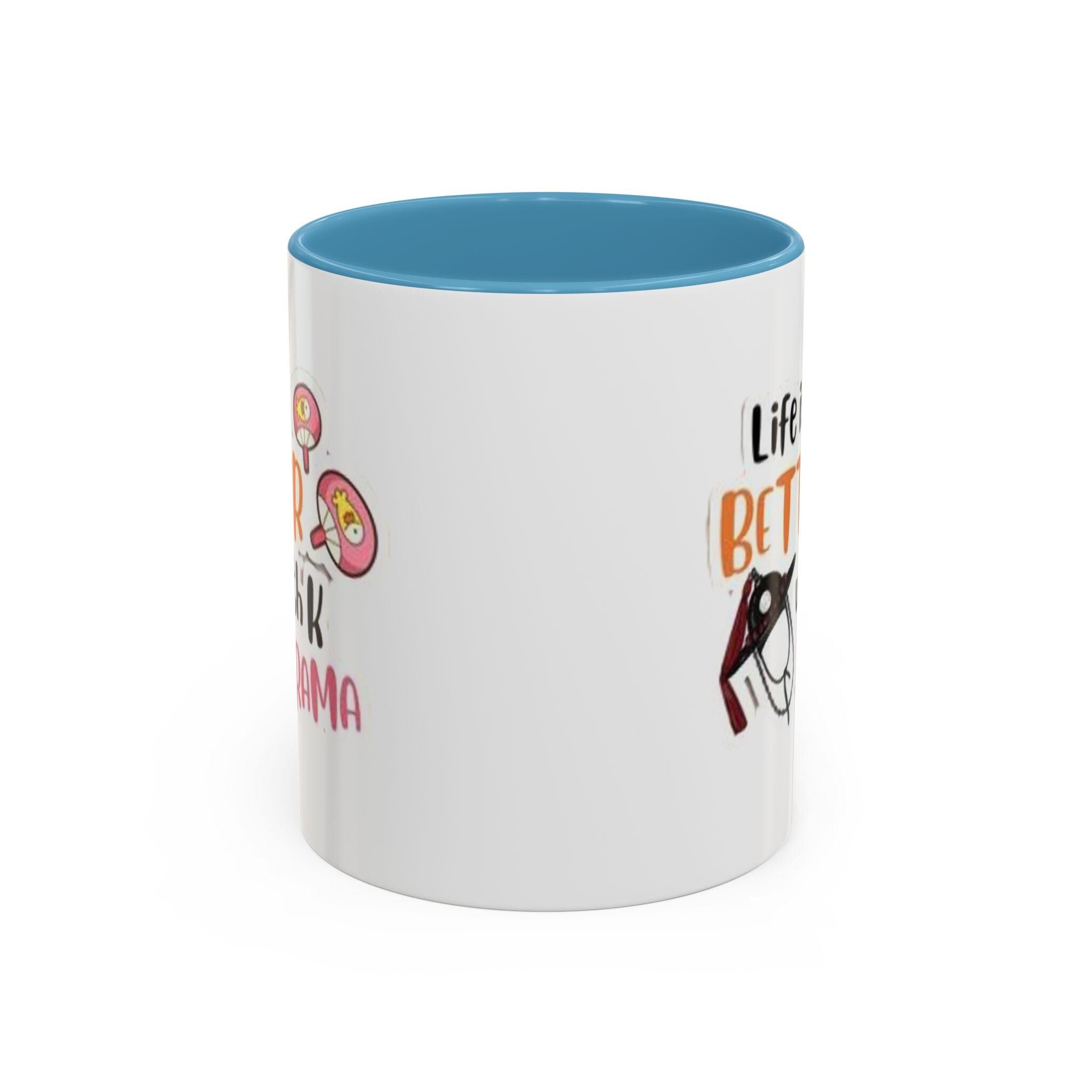 Life Is Better with K-Drama Mug, Korean Drama Coffee Mug, Kpop Lovers Cup, K Drama Fans Gift, Korean Cup, South Korea Mug, Kdrama Addict Mug