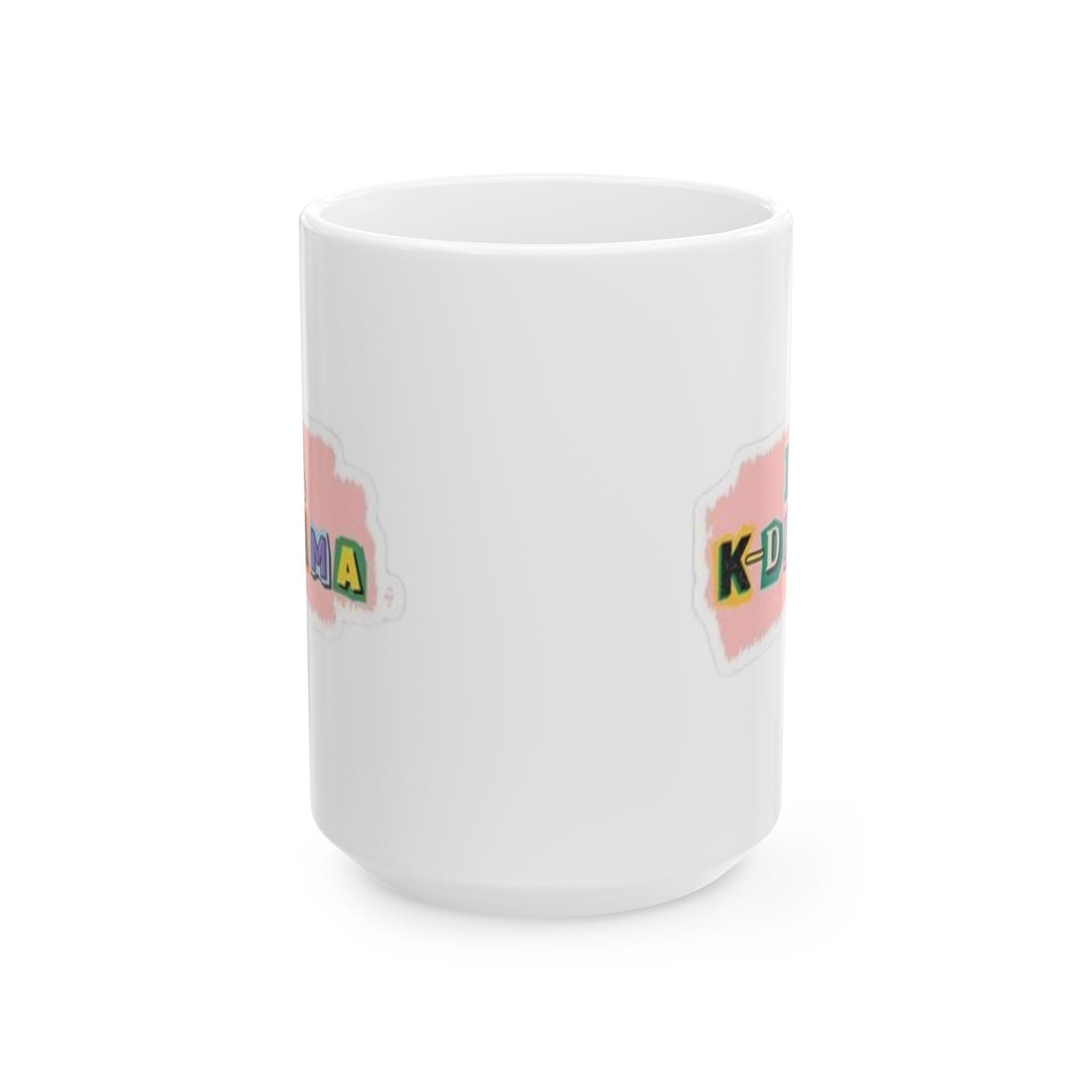 I Love K-Drama Mug, Korean Drama Coffee Mug, South Korea Cup, Kpop Lovers Mug, Kdrama Fans Gift, K-Drama Addict Mug, Kdrama Finger Heart Mug