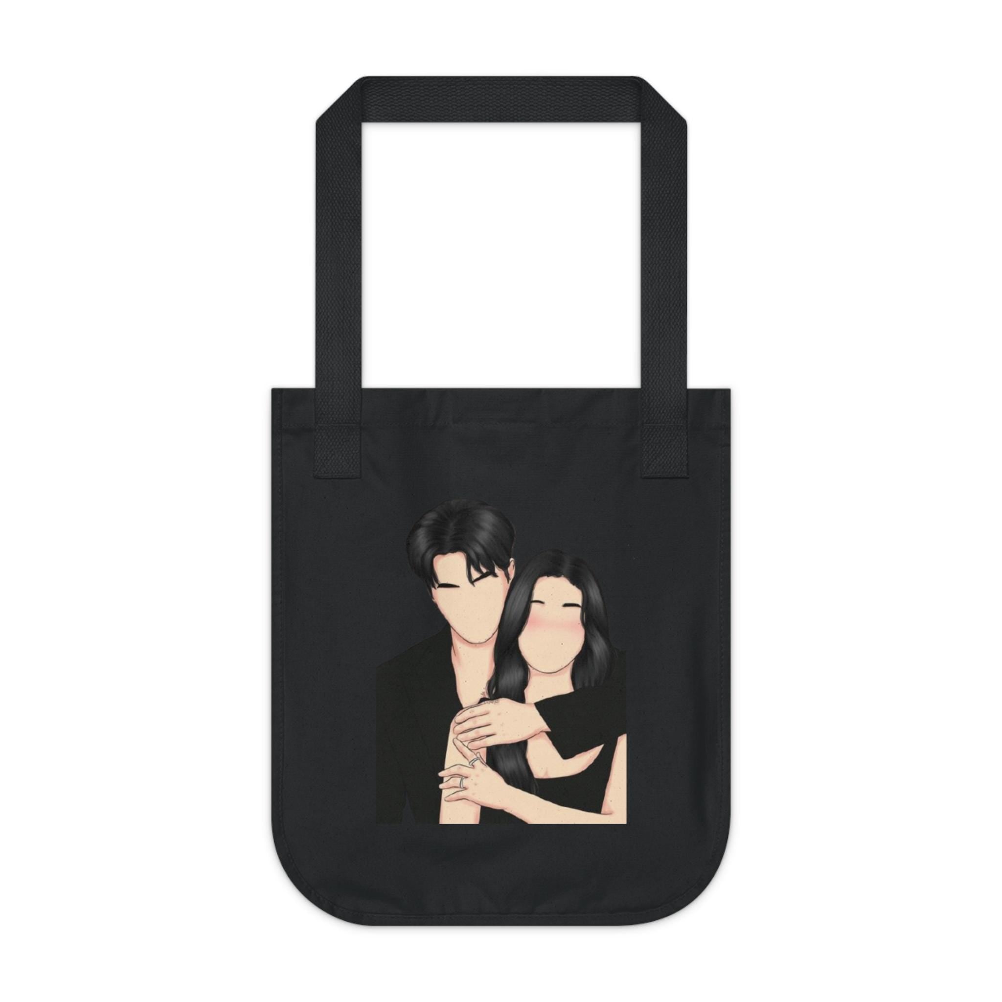 Korean Drama Inspired Tote Bag, K-Drama Cotton Canvas Tote Bag, Korean Aesthetic Tote Bag, Kdrama Fans Gift Bag, Korean Drama Lover Tote Bag