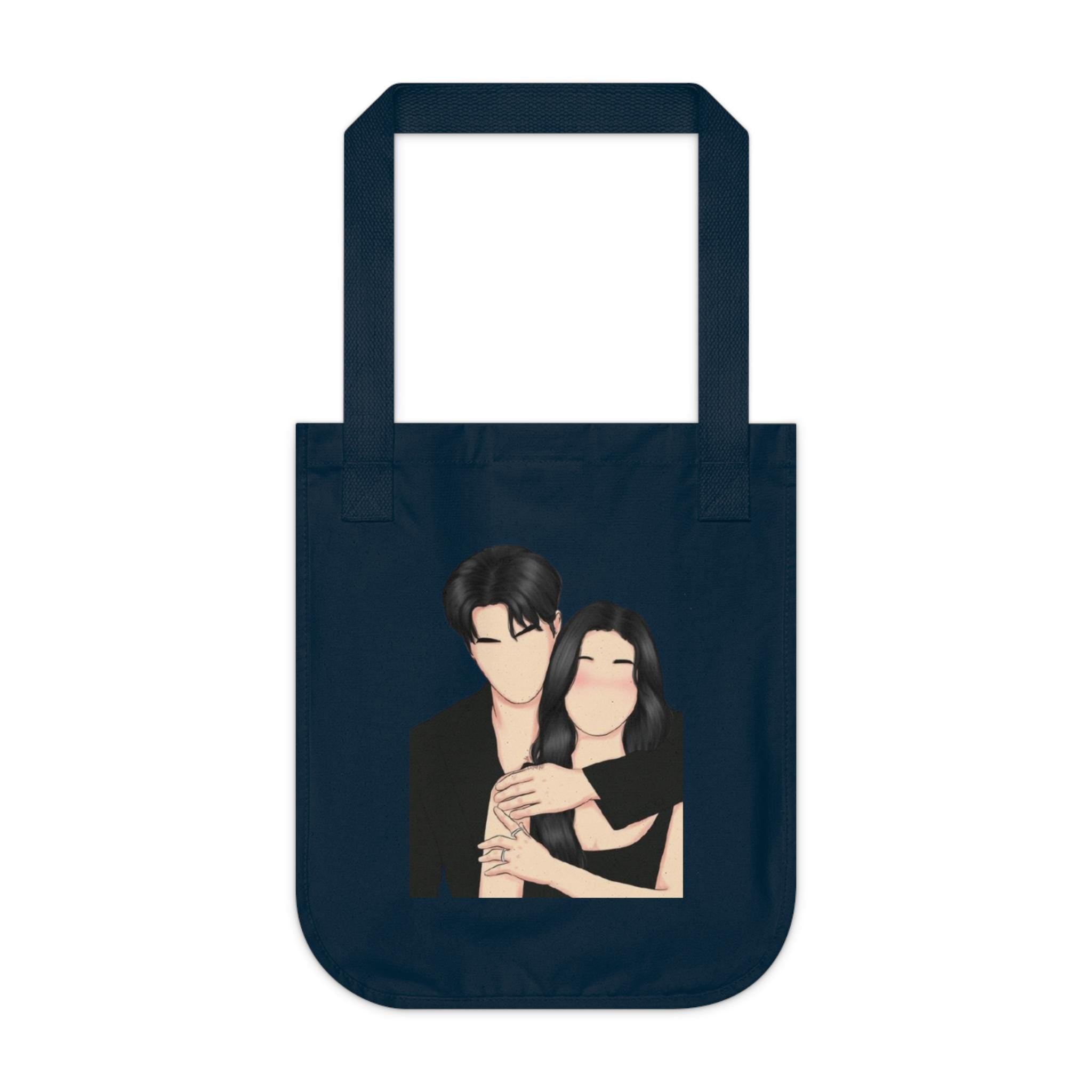 Korean Drama Inspired Tote Bag, K-Drama Cotton Canvas Tote Bag, Korean Aesthetic Tote Bag, Kdrama Fans Gift Bag, Korean Drama Lover Tote Bag