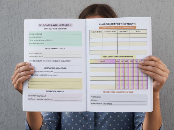 Mom Planner, Daily Planner, Meal Planner, Budget and Expense Tracker