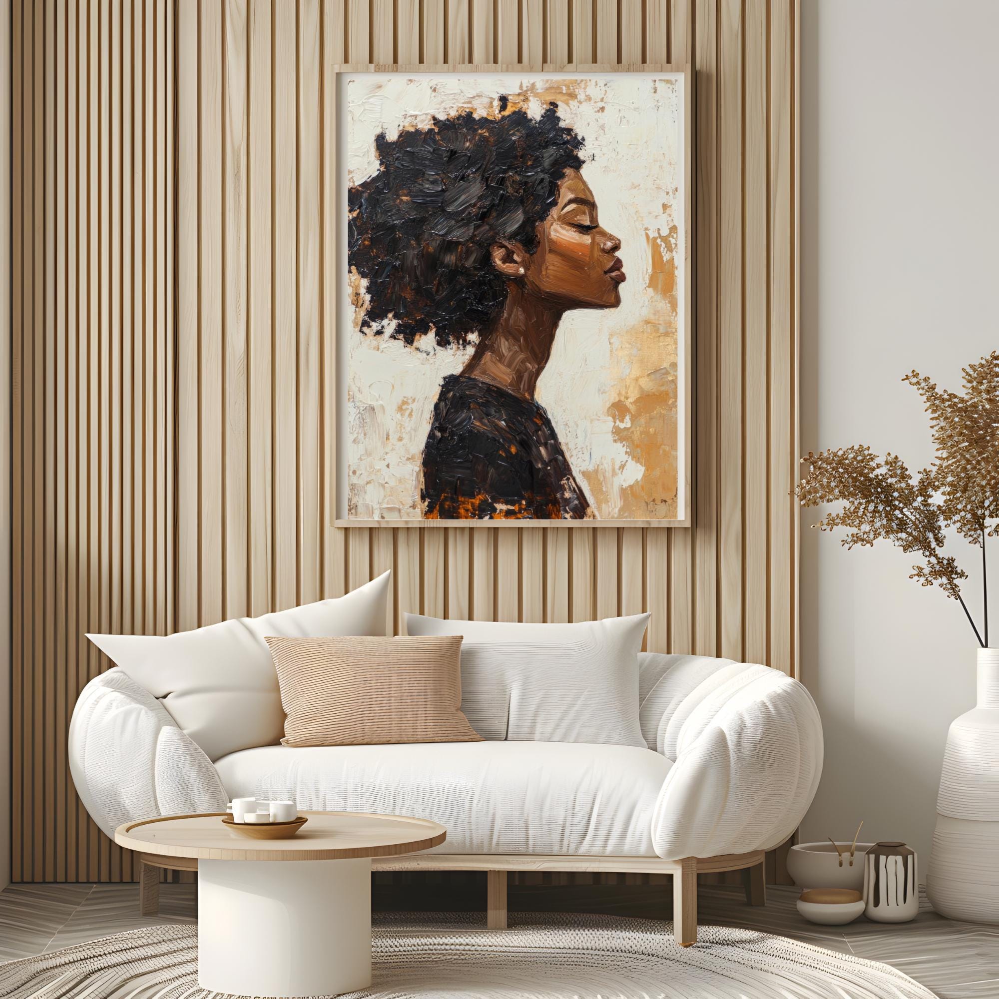 Impasto Style Painting Wall Art, Impasto Painting Printable, Textured Impasto Wall Art, Gift For Her