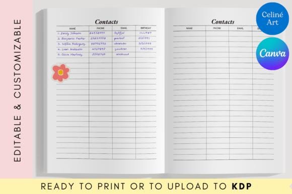 Monthly Planner, Daily Planner, Digital Planner, Custom Planner