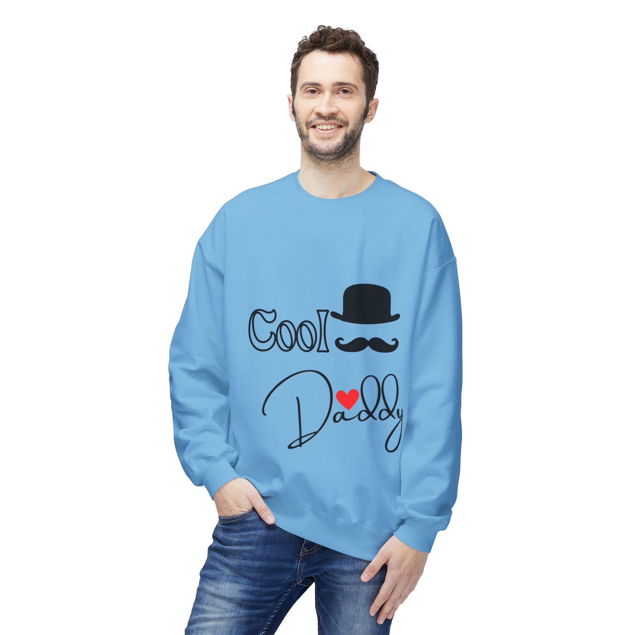 Cool Daddy Fleece Sweatshirt, Funny Dad Sweatshirt, Unisex Crewneck Sweatshirt, Gift for Father's Day, Casual Hoodie Alternative