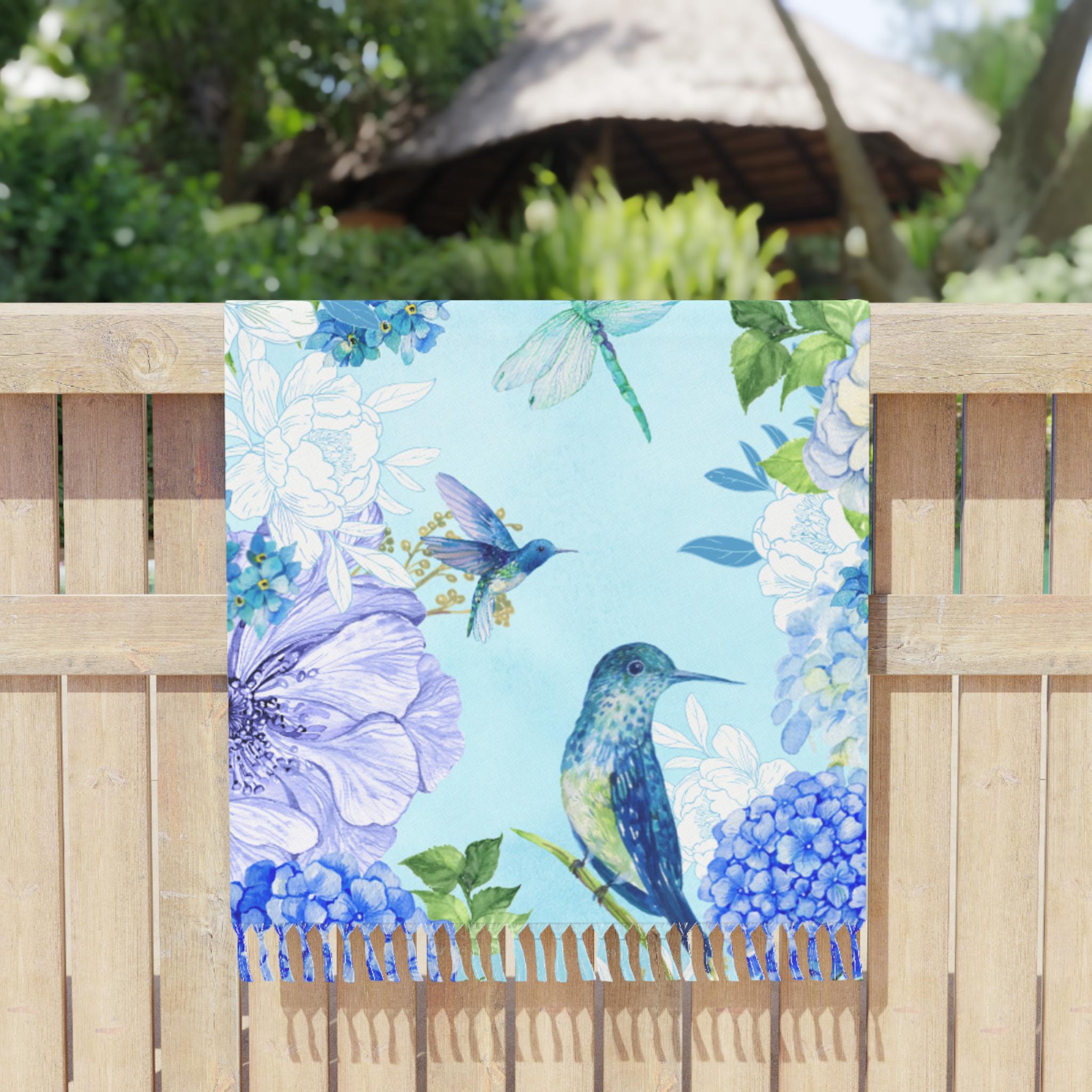 Boho Beach Towel, Vibrant Floral Picnic Wrap, Summer Pool Accessory, Beach Day Essential, Gift for Nature Lovers, Bohemian Decor
